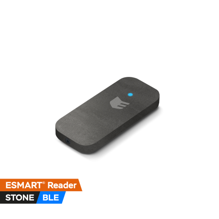 Считыватель ESMART<sup>®</sup> Reader BLE серии STONE ER1501 EO1526, Carbon Concrete, Mullion